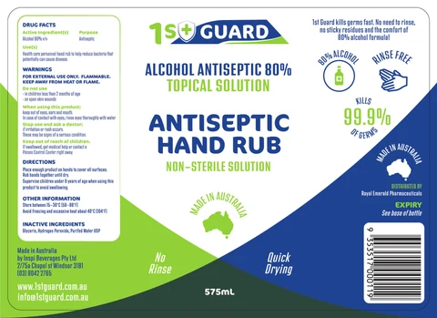 Hand Sanitizer packaging