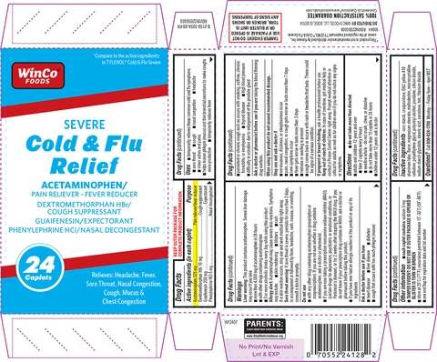 Cold and Flu ReliefSevere 포장