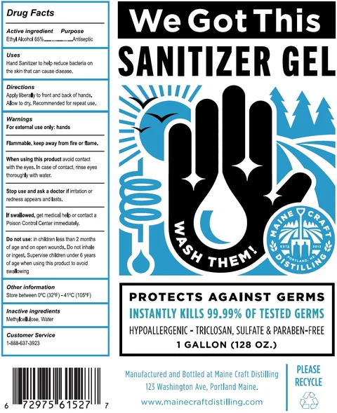 We Got This Sanitizer packaging