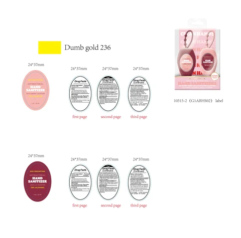 BODY PRESCRIPTIONS ANTIBACTERIAL HAND SANITIZERS 2 Pack WILD BERRY SCENTED VANILLA SCENTED 포장
