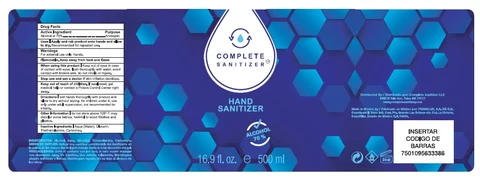 Hand Sanitizer 500 ml packaging