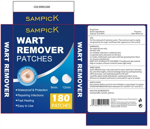 SAMPICK WART REMOVER Patches 포장