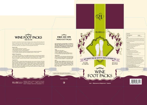 Rubelli Wine Foot Packs 포장