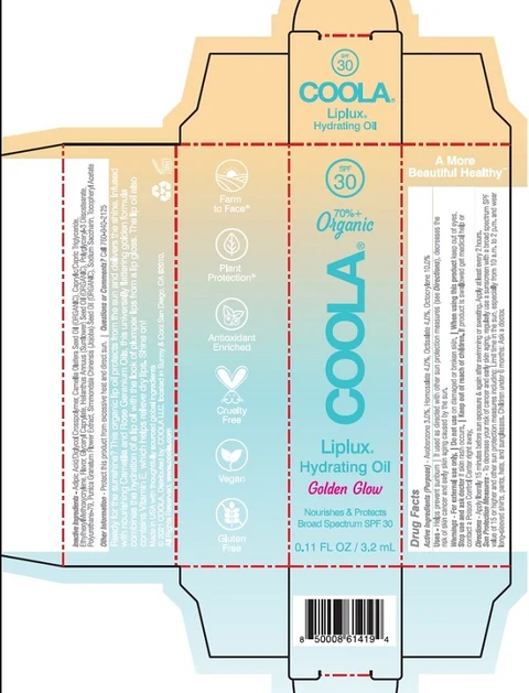 COOLA Liplux Hydrating Oil SPF 30 packaging