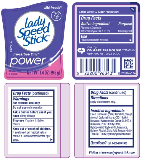 Speed Stick Invisible Dry Power packaging