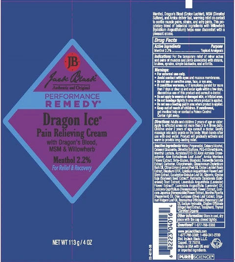 JACK BLACK PERFORMANCE REMEDY DRAGON ICE 포장