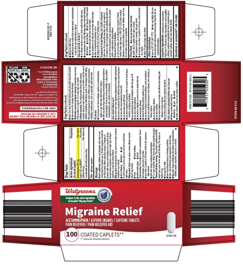 migraine relief 포장