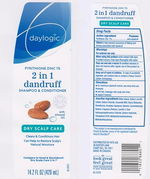 Daylogic 2in1 Dandruff Dry Scalp Care 포장