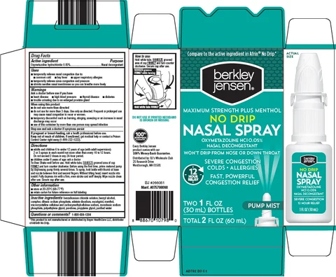 berkley and jensen nasal 포장