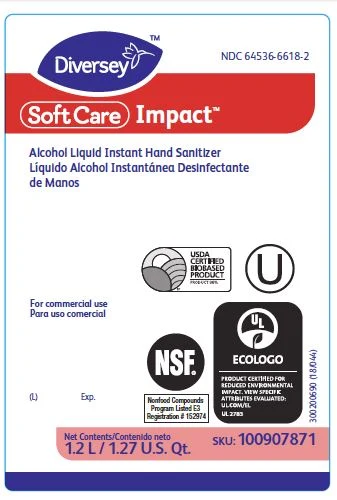 Soft Care Impact Alcohol Instant Hand Sanitizer 포장