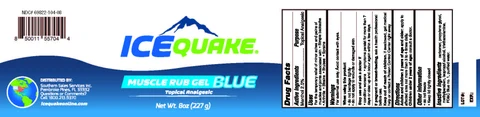 Ice Quake Muscle Rub Blue 포장