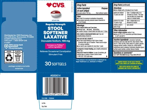 Stool Softener Laxative packaging