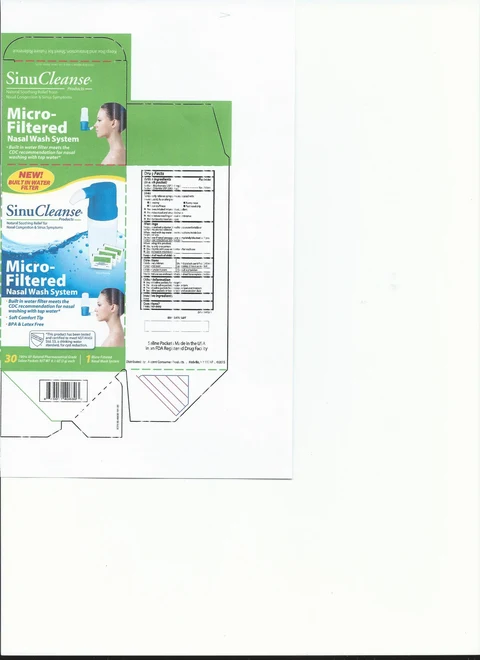 SinuCleanse Micro-Filtered Nasal Wash System 포장