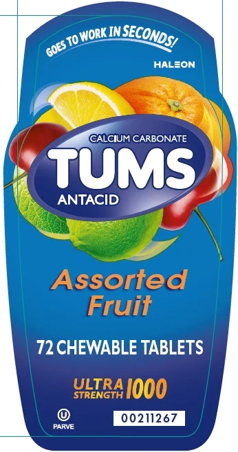 TUMS ULTRA 포장