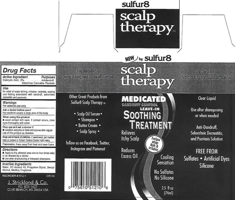 Sulfur 8 Scalp Therapy Medicated Dandruff Control Leave-In Soothing Treatment 포장
