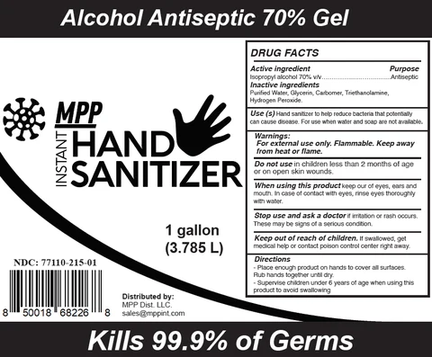 MPP INSTANT HAND SANITIZER 포장