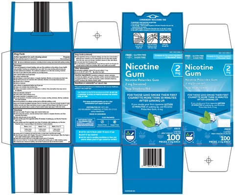 nictoine gum 포장