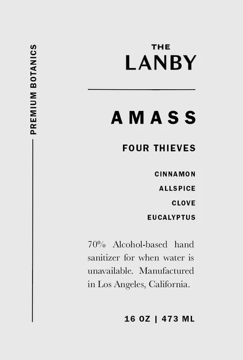 AMASS Four Thieves Sanitizer 포장