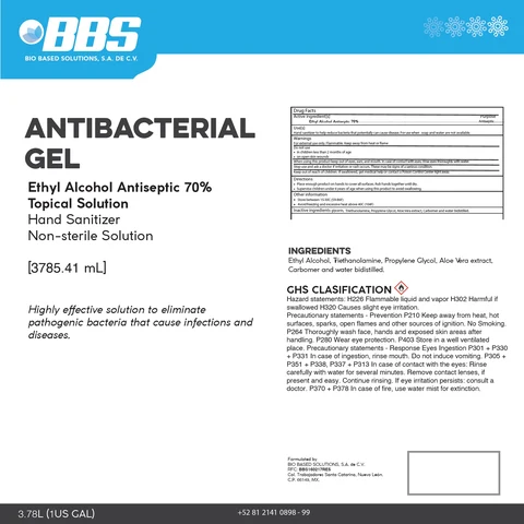 Antibacterial Gel 포장