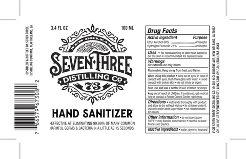Seven Three Hand Sanitizer 포장