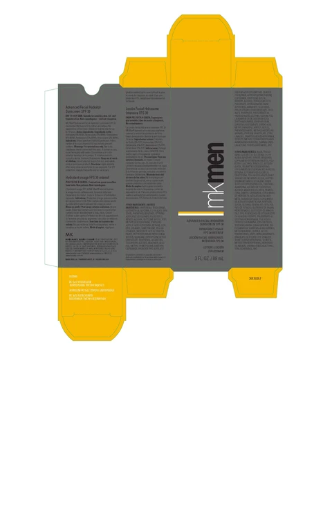 MK Men Advanced Facial Hydrator Sunscreen SPF 30 포장