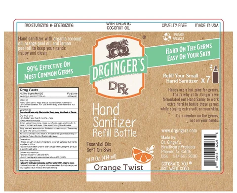 Hand Sanitizer packaging