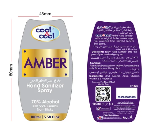 Hand Sanitizer100 packaging