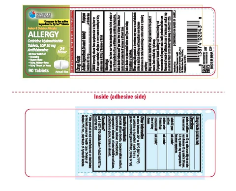 Cetirizine Hydrochloride 포장