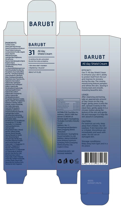 BARUBT All day Shield Cream 포장