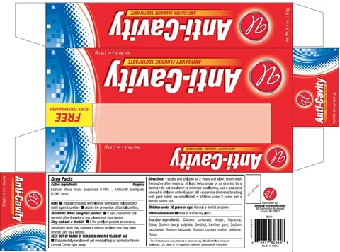 UNIVERSAL ANTI-CAVITY FLUORIDE 포장