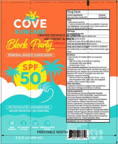 Block Party SPF-50 포장