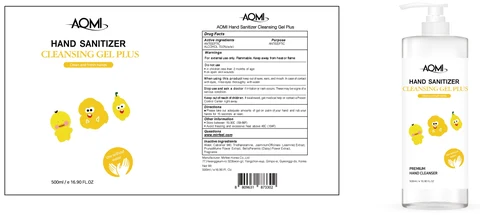Aomi Hand Sanitizer Cleansing Plus 포장