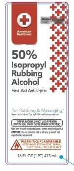 Isopropyl Rubbing Alcohol 50% 포장