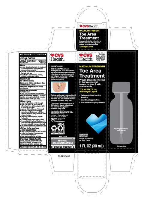 Toe Area Treatment packaging