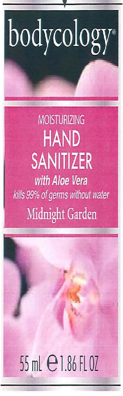 BodycologyMoisturizing Hand Sanitizer Midnight Garden 포장