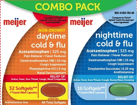 Cold and FluDaytime, Nighttime, Multi-Symptom 포장