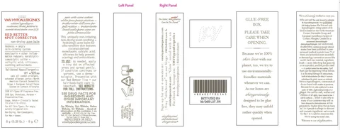 RED BETTER SPOT CORRECTOR non-drying acne balm 포장