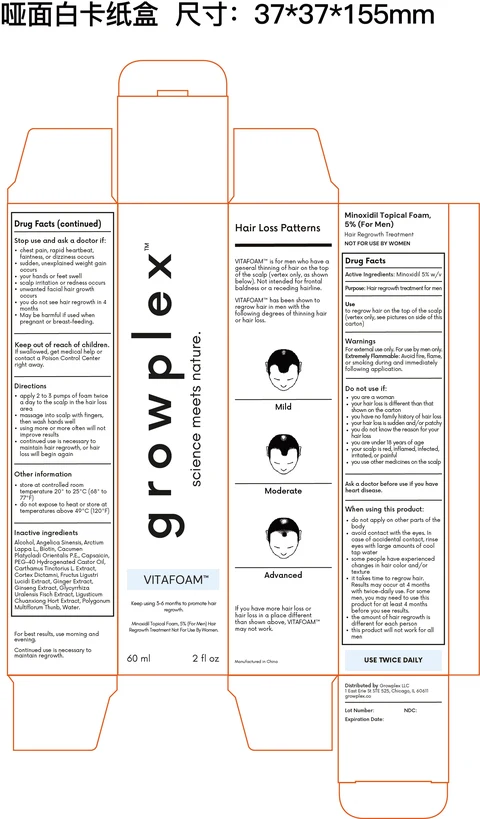 growplex VITAFOAM packaging