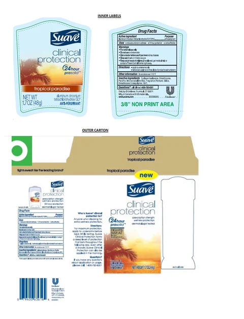 SuaveClinical Protection Tropical Paradise Anti-Perspirant 포장