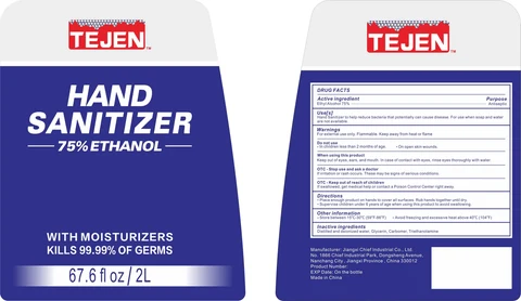Hand Sanitizer packaging