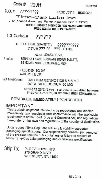 SENNOSIDES AND DOCUSATE SODIUM 포장