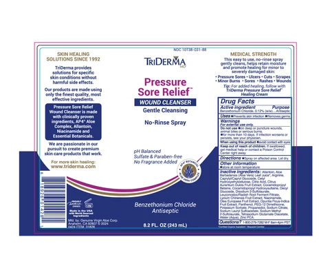 TriDerma Pressure Sore Relief packaging