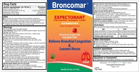 BroncomarEXPECTORANT packaging