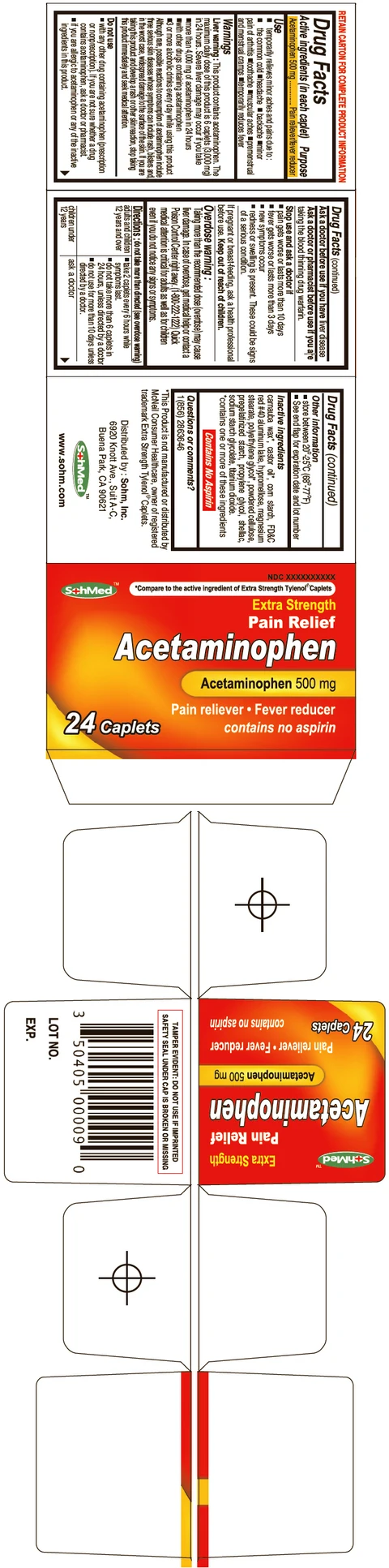 SohMed Extra Strength 포장