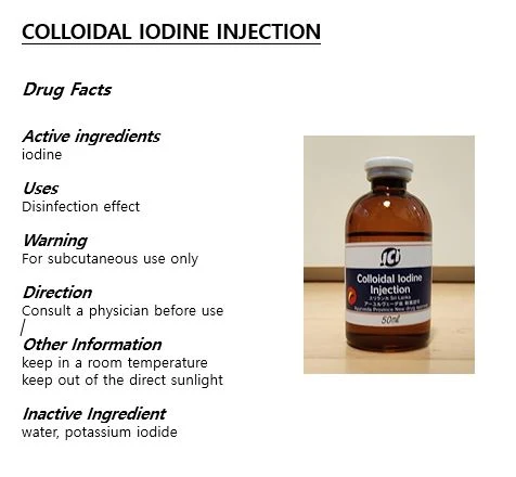 COLLOIDAL IODINEINJECTION packaging