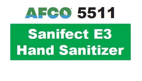 AFCO 5511 Sanifect E3 포장