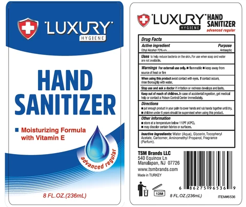 Luxury Hand Sanitizer packaging