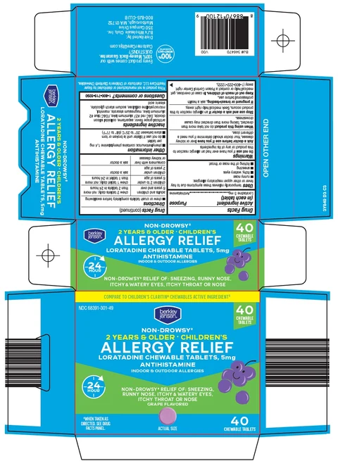 Berkley and Jensen Childrens Allergy Relief 포장