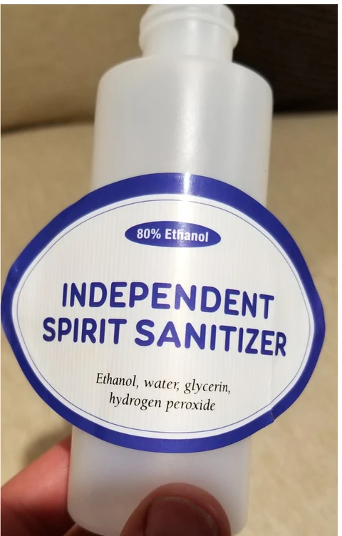 Hand Sanitizer packaging