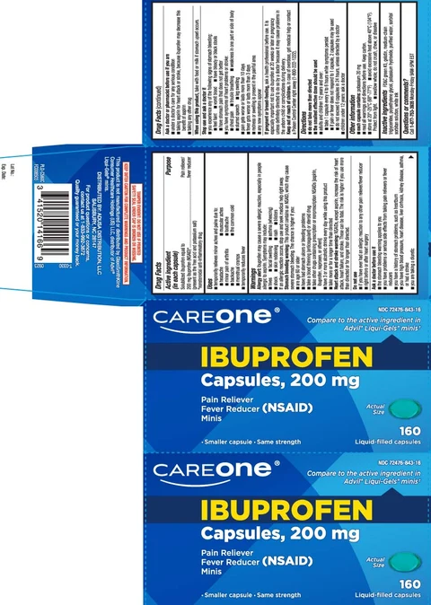 Ibuprofen minis 포장